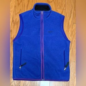 1990s Vintage Men’s Small Patagonia Synchilla Fleece Vest Made in USA